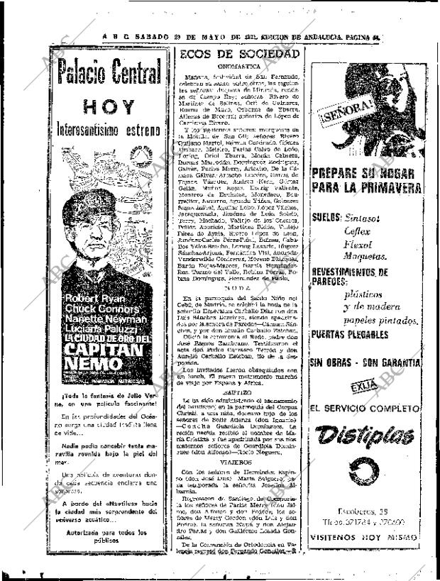 ABC SEVILLA 29-05-1971 página 52