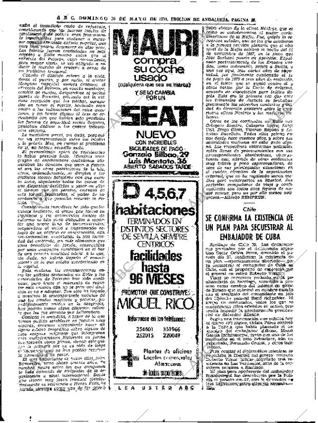 ABC SEVILLA 30-05-1971 página 36