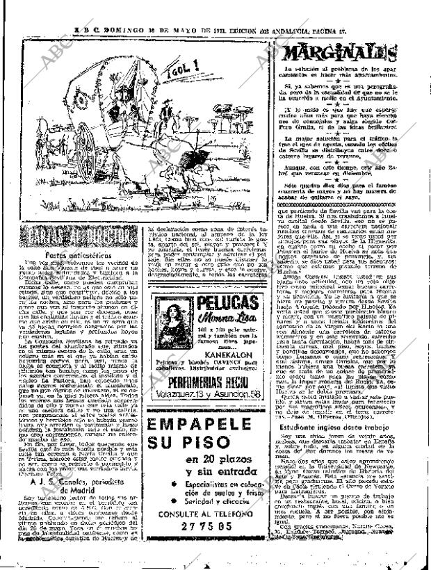 ABC SEVILLA 30-05-1971 página 47