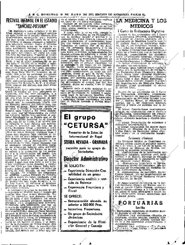 ABC SEVILLA 30-05-1971 página 51