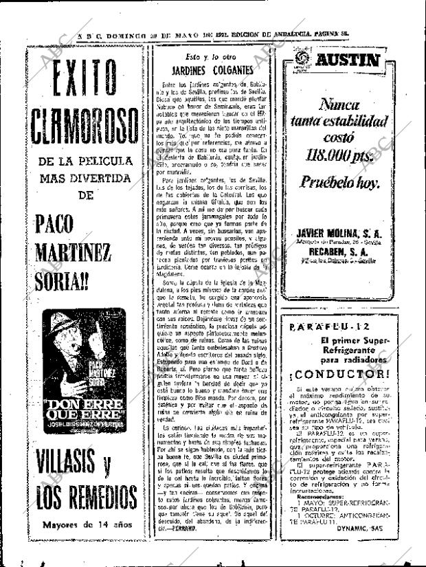 ABC SEVILLA 30-05-1971 página 56