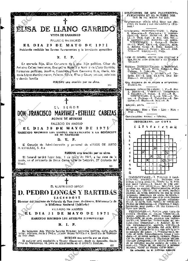 ABC MADRID 01-06-1971 página 110