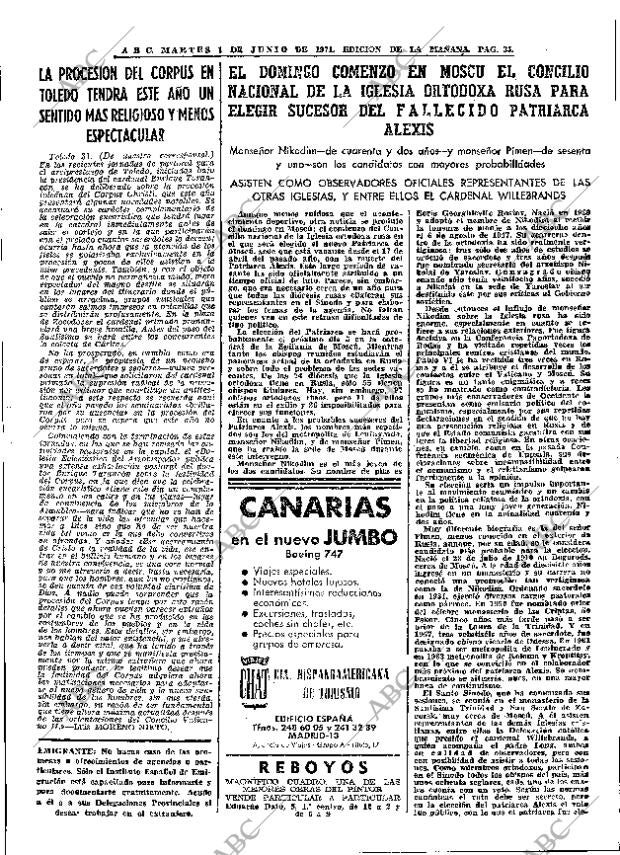 ABC MADRID 01-06-1971 página 35