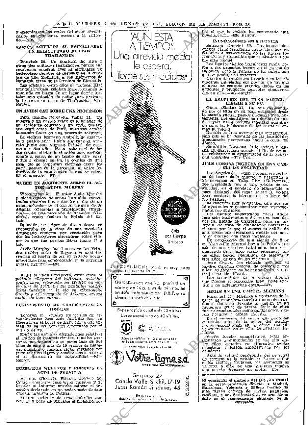 ABC MADRID 01-06-1971 página 38