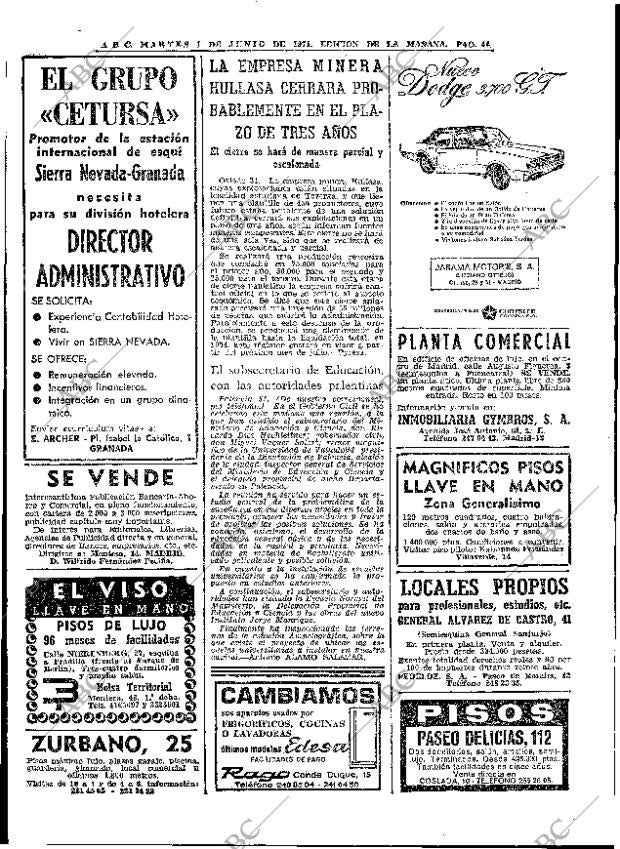 ABC MADRID 01-06-1971 página 44