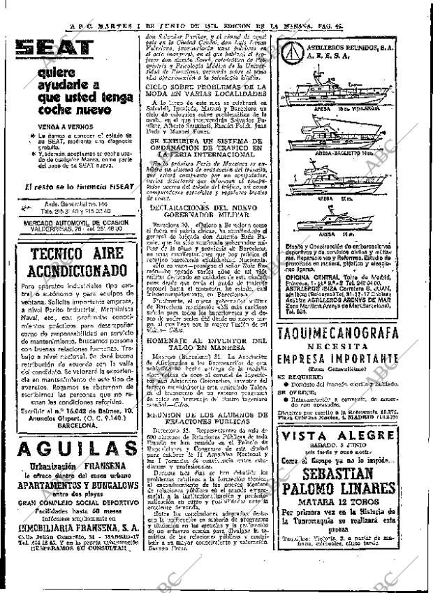 ABC MADRID 01-06-1971 página 46