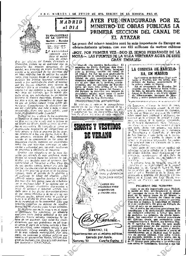 ABC MADRID 01-06-1971 página 47