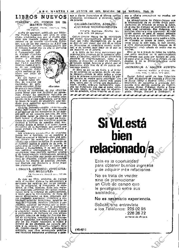 ABC MADRID 01-06-1971 página 53