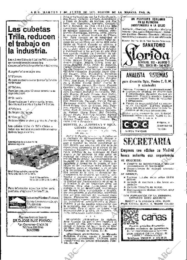 ABC MADRID 01-06-1971 página 54
