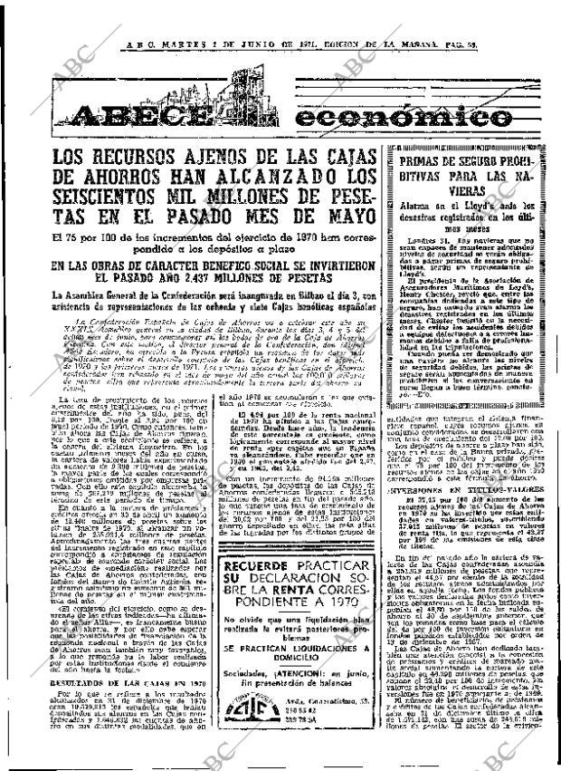ABC MADRID 01-06-1971 página 59