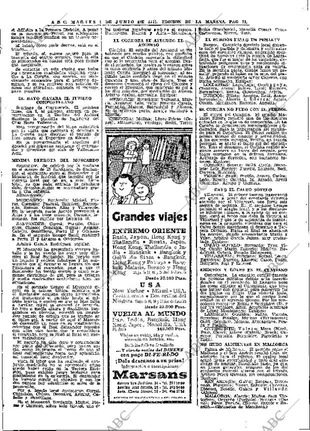 ABC MADRID 01-06-1971 página 74