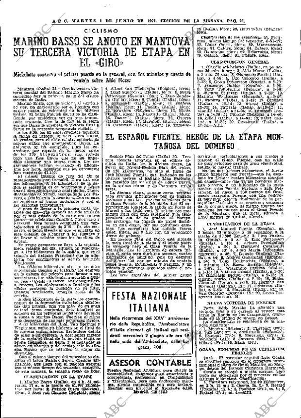 ABC MADRID 01-06-1971 página 76