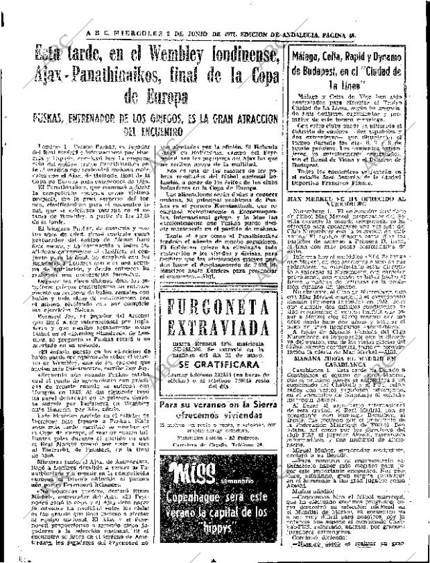 ABC SEVILLA 02-06-1971 página 45