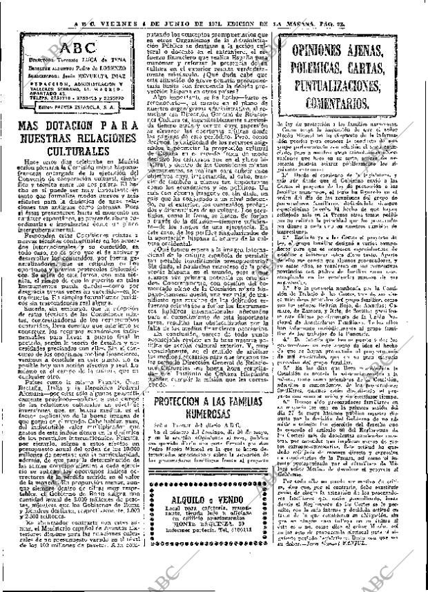 ABC MADRID 04-06-1971 página 22