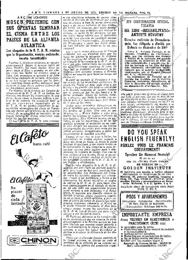 ABC MADRID 04-06-1971 página 28