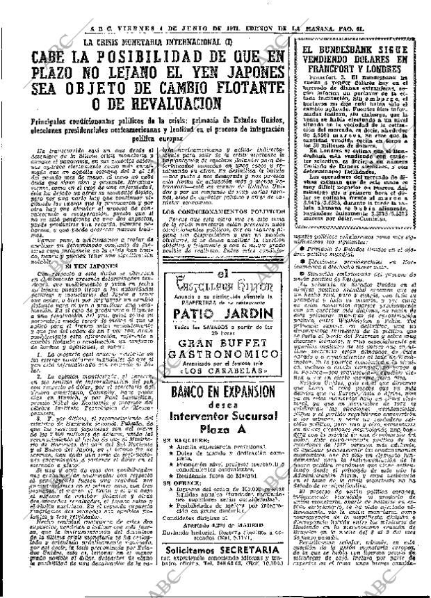 ABC MADRID 04-06-1971 página 61