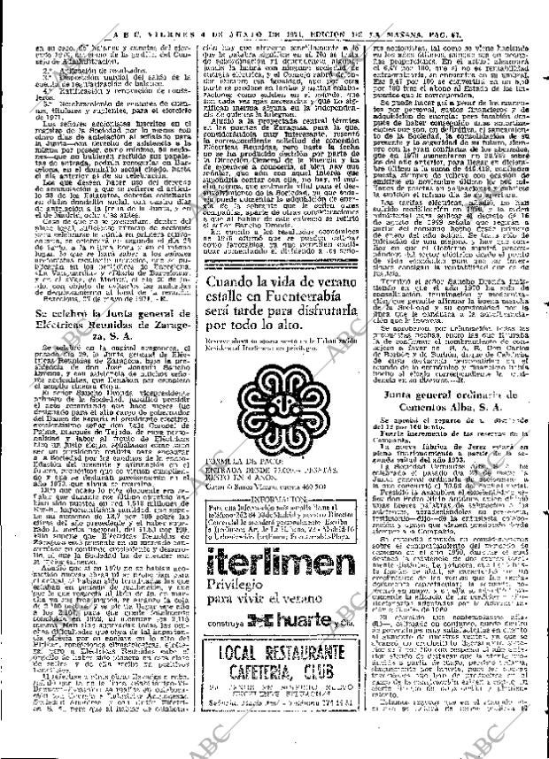 ABC MADRID 04-06-1971 página 67