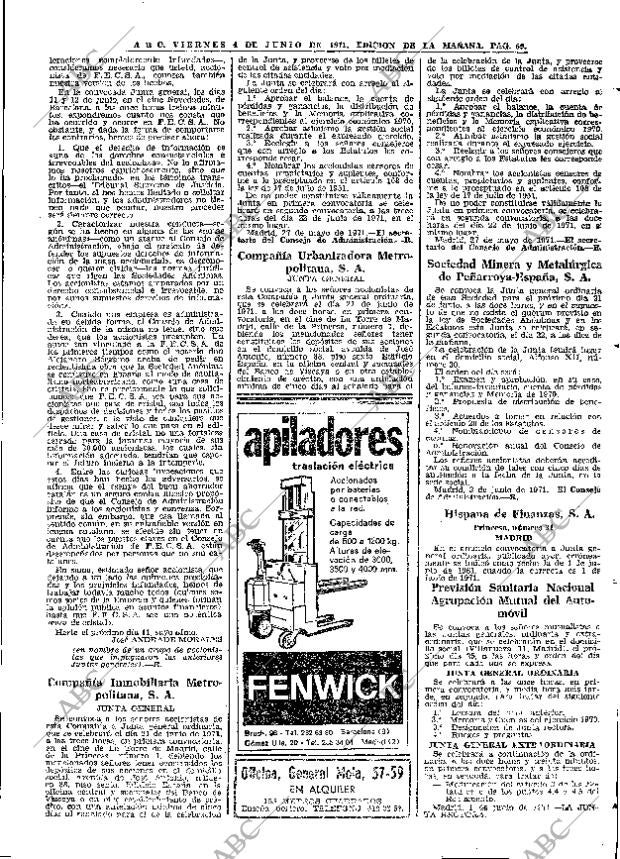 ABC MADRID 04-06-1971 página 69
