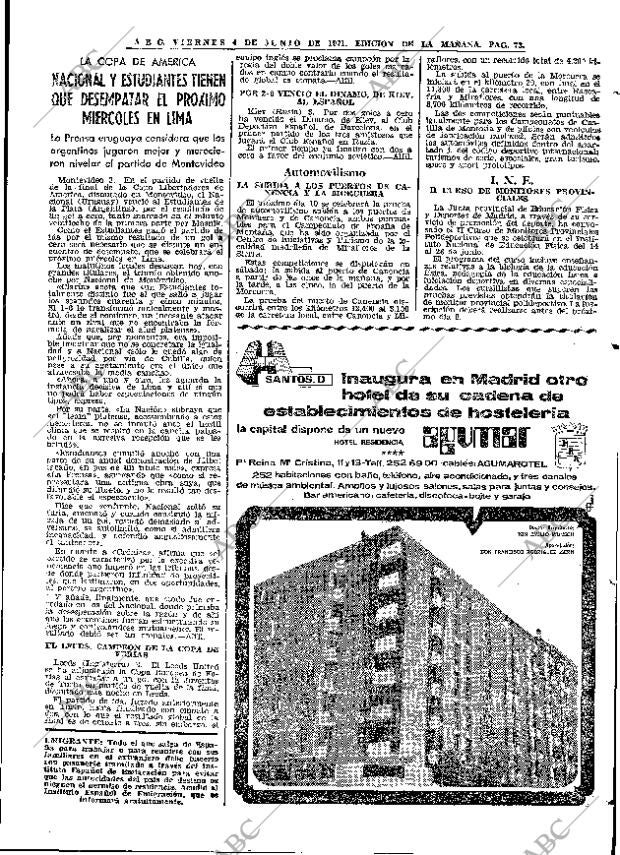 ABC MADRID 04-06-1971 página 73