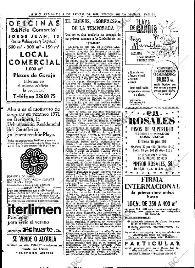 ABC MADRID 04-06-1971 página 74
