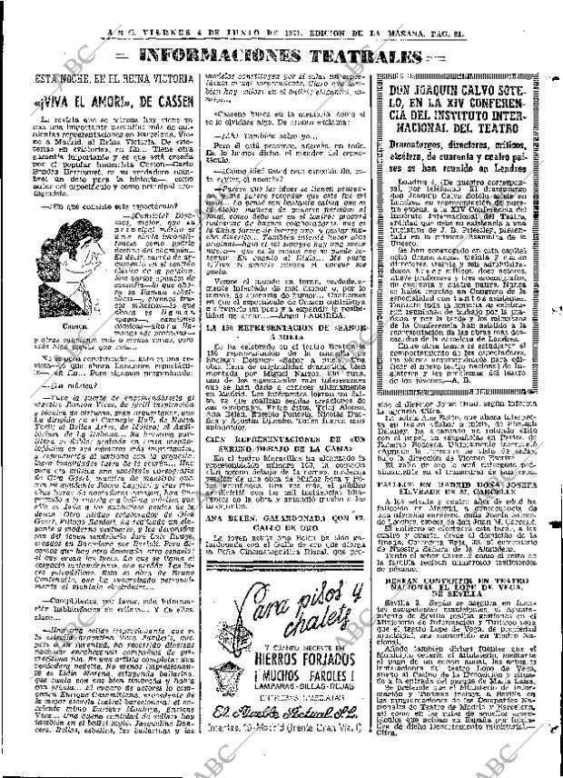 ABC MADRID 04-06-1971 página 81