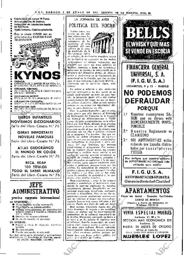 ABC MADRID 05-06-1971 página 40