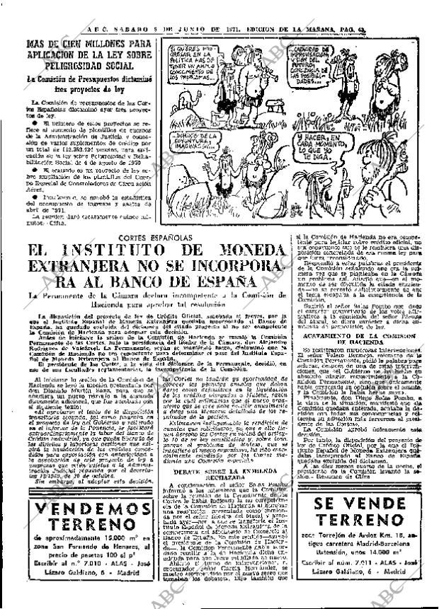 ABC MADRID 05-06-1971 página 43