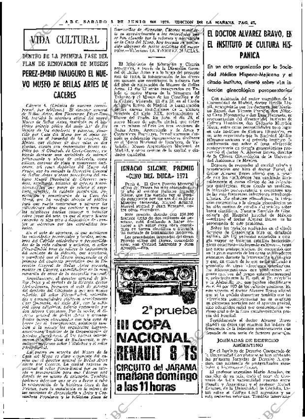 ABC MADRID 05-06-1971 página 67