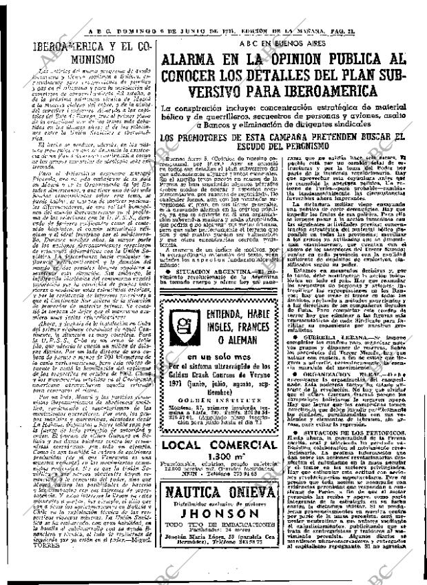 ABC MADRID 06-06-1971 página 23