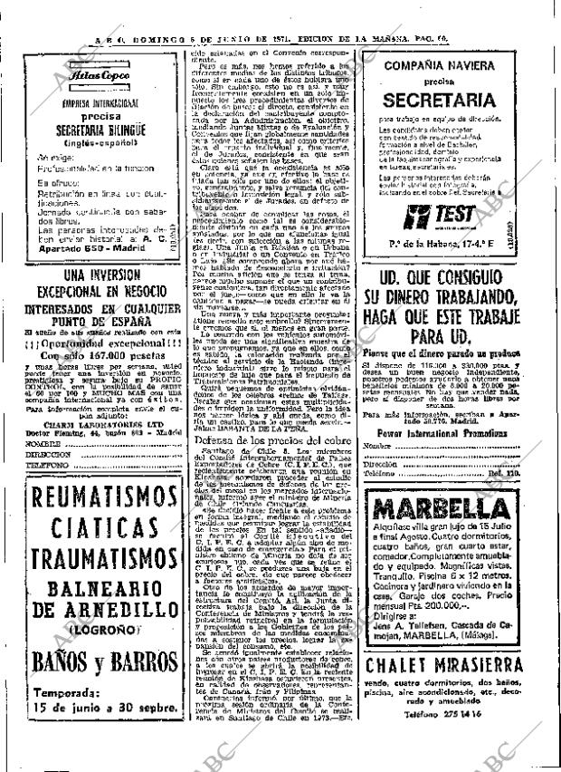 ABC MADRID 06-06-1971 página 62