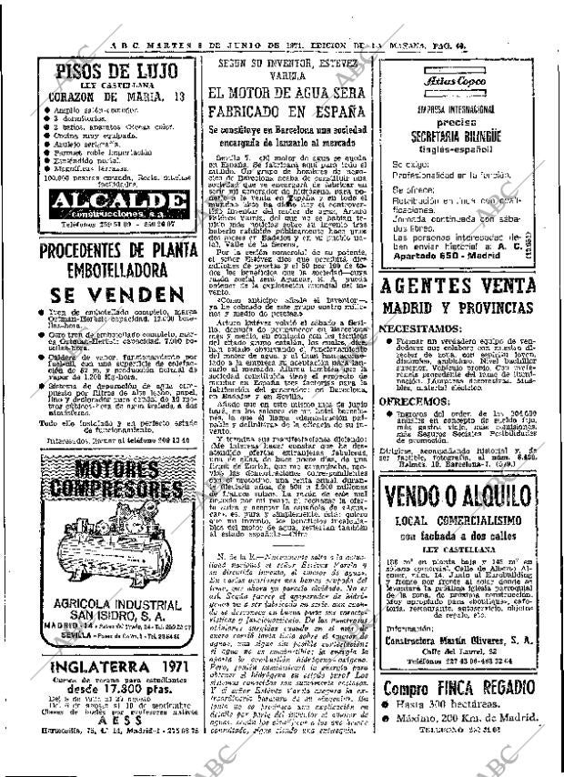 ABC MADRID 08-06-1971 página 46