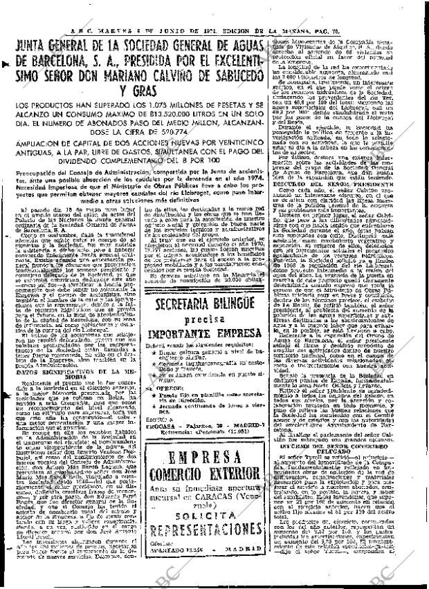 ABC MADRID 08-06-1971 página 76