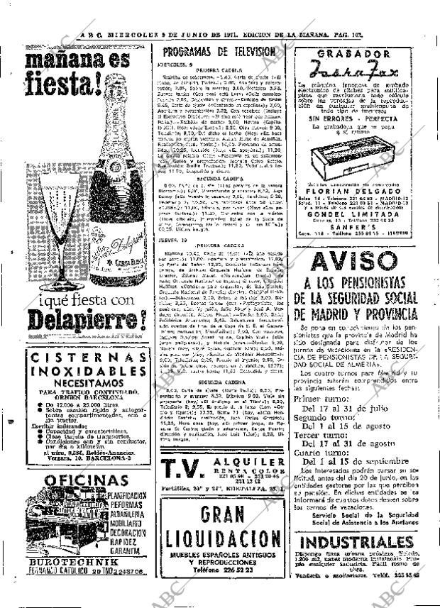 ABC MADRID 09-06-1971 página 102