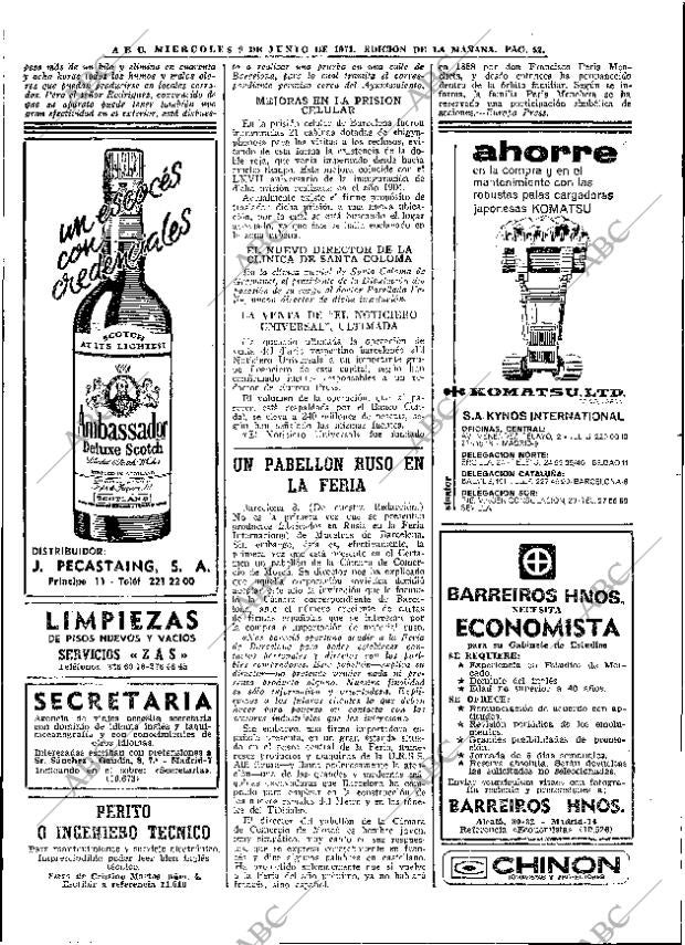 ABC MADRID 09-06-1971 página 52