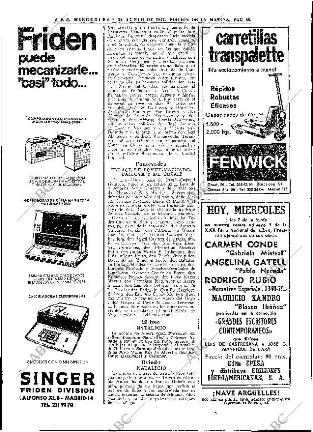 ABC MADRID 09-06-1971 página 58