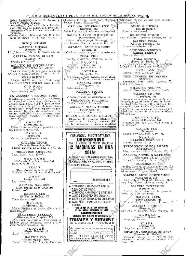 ABC MADRID 09-06-1971 página 64