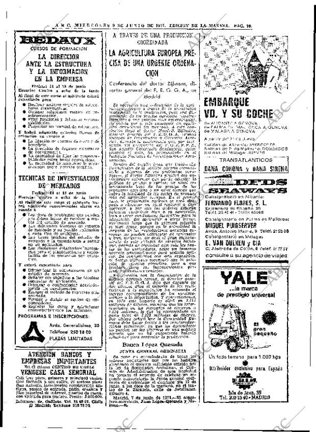 ABC MADRID 09-06-1971 página 70