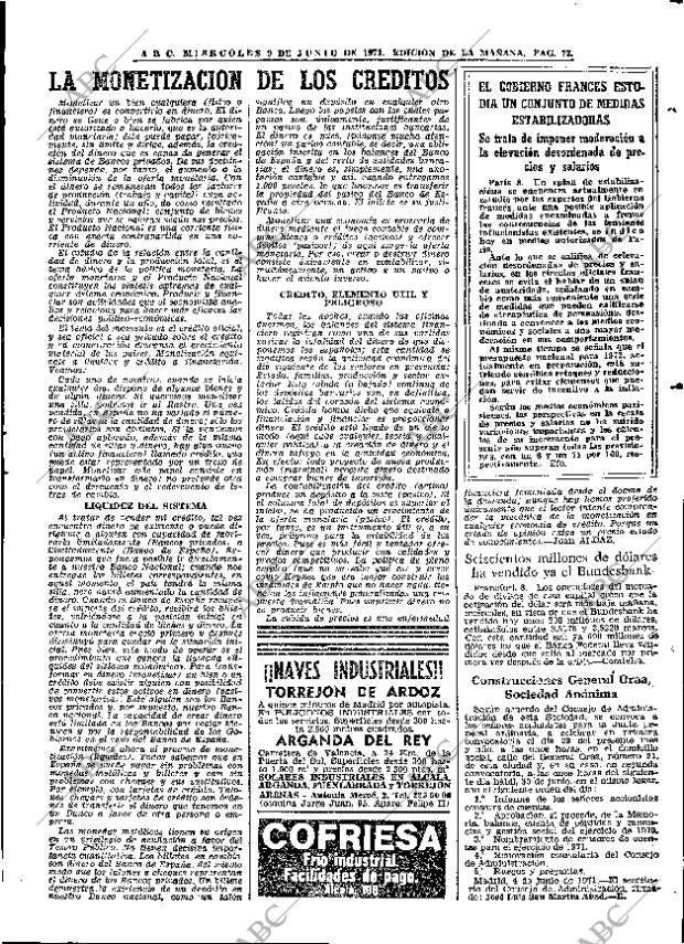 ABC MADRID 09-06-1971 página 73