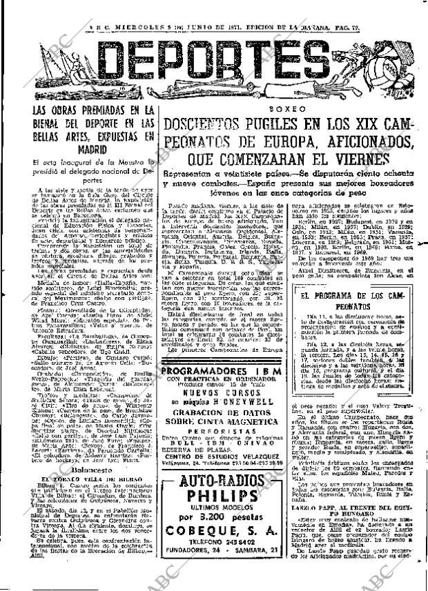 ABC MADRID 09-06-1971 página 79