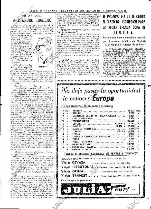 ABC MADRID 09-06-1971 página 81