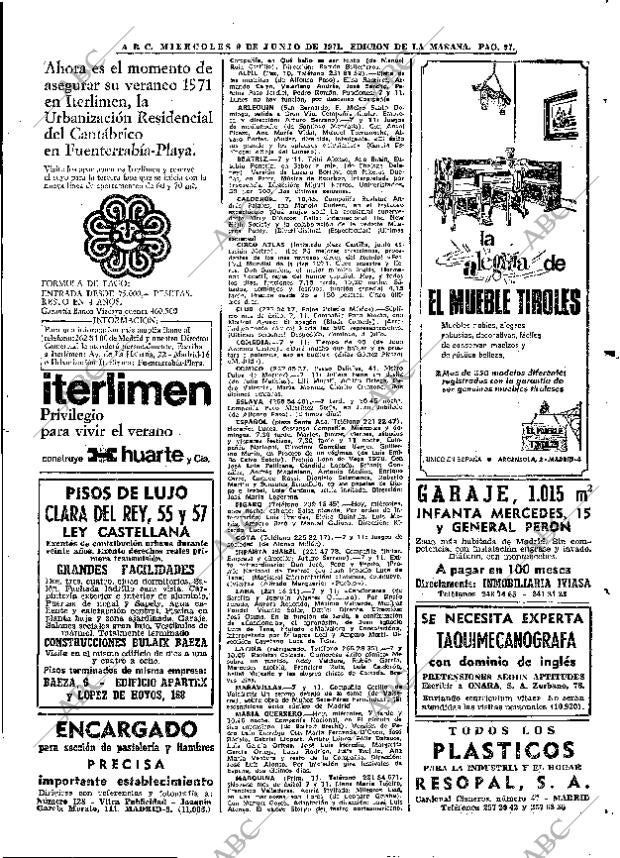 ABC MADRID 09-06-1971 página 97
