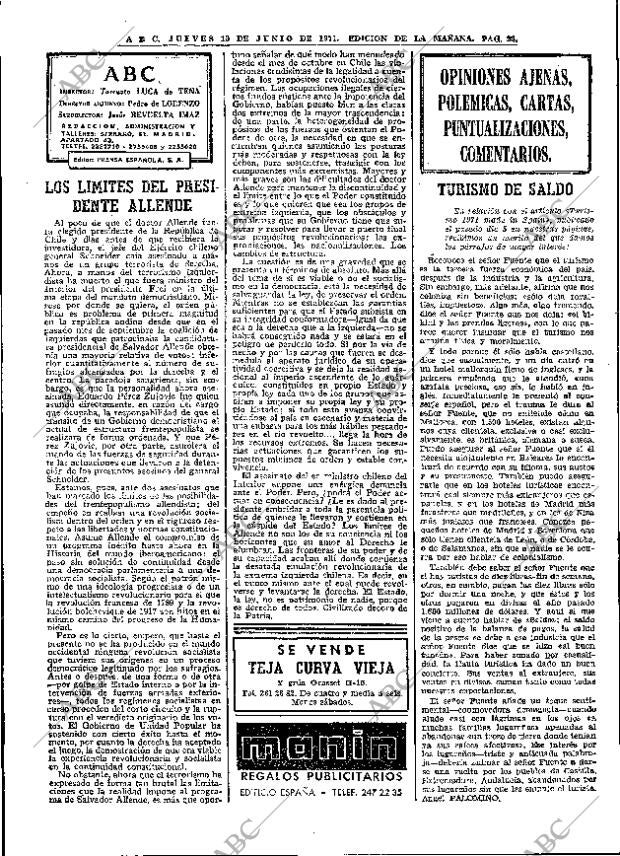 ABC MADRID 10-06-1971 página 22