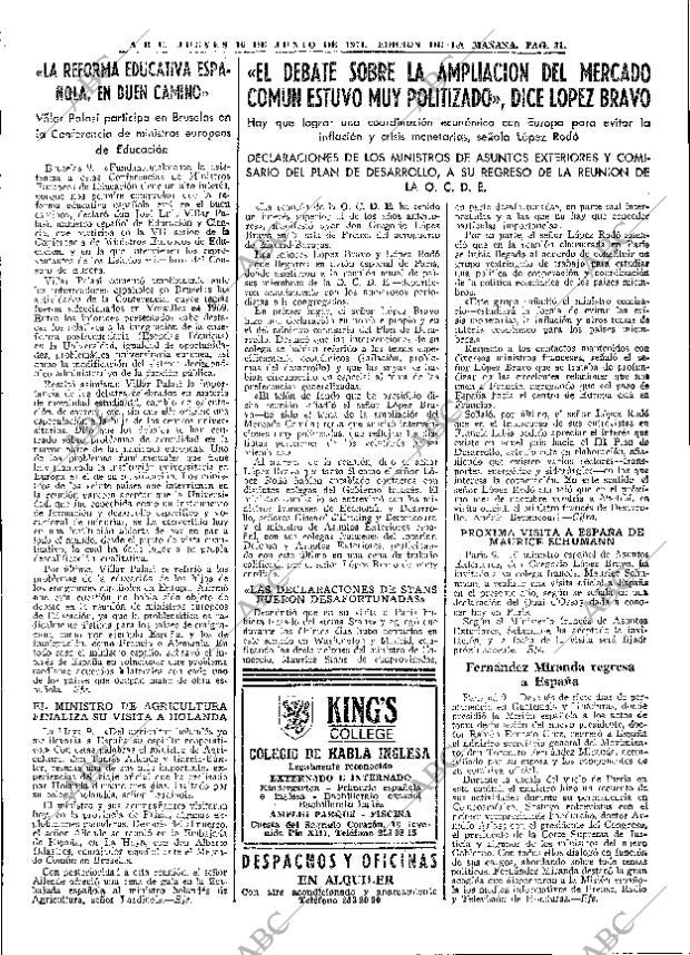 ABC MADRID 10-06-1971 página 31