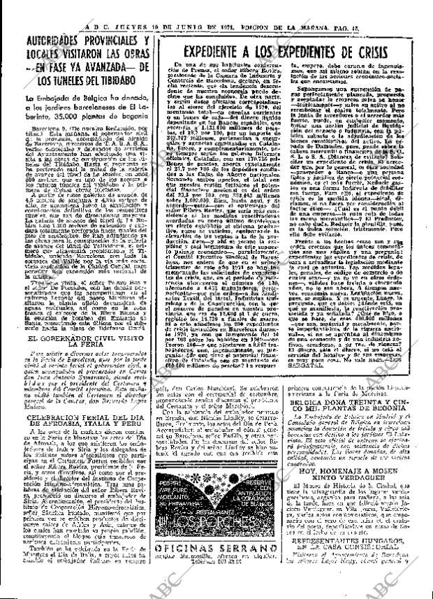 ABC MADRID 10-06-1971 página 43