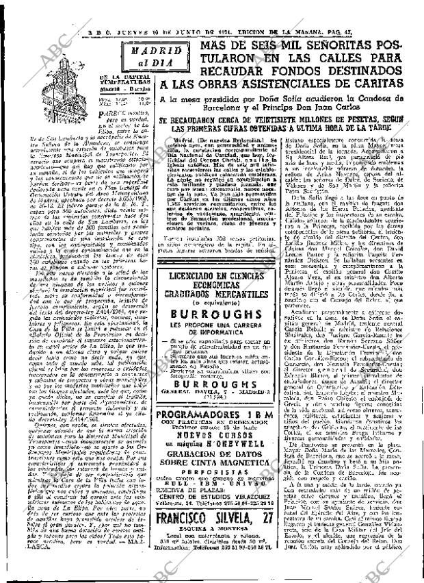 ABC MADRID 10-06-1971 página 45