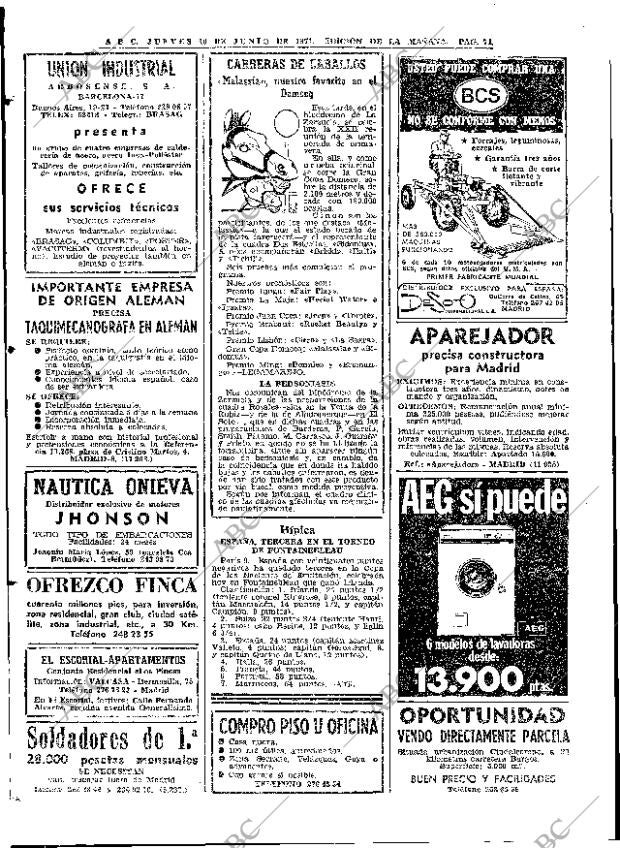 ABC MADRID 10-06-1971 página 74