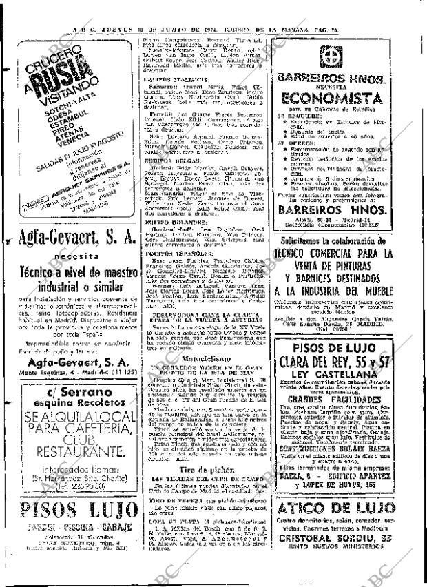 ABC MADRID 10-06-1971 página 76