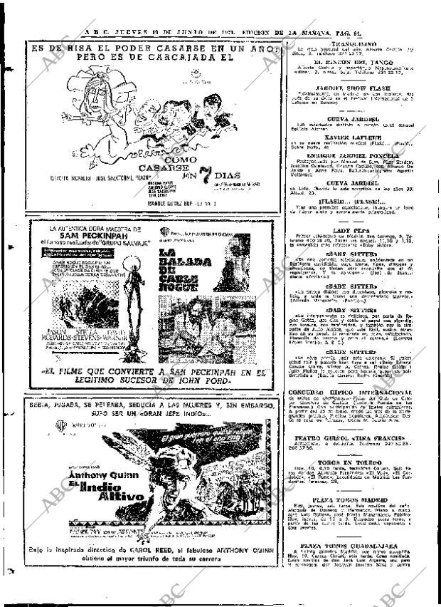 ABC MADRID 10-06-1971 página 84