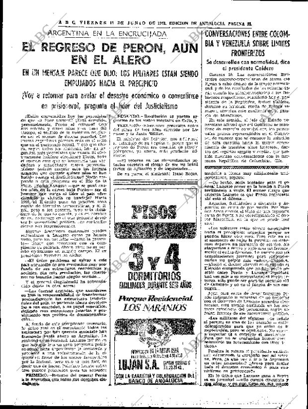 ABC SEVILLA 11-06-1971 página 33