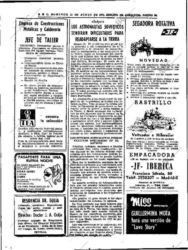 ABC SEVILLA 13-06-1971 página 34